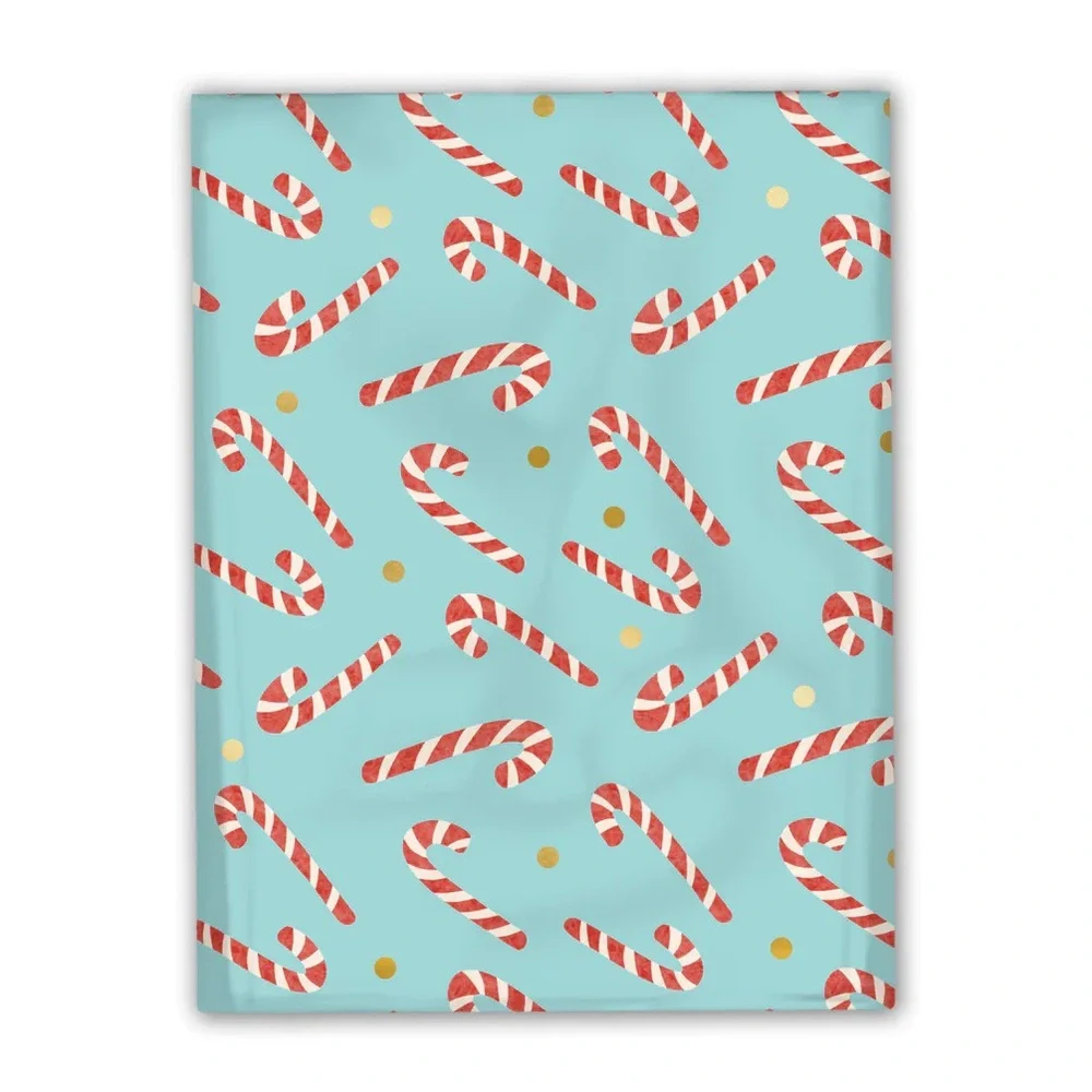 Candy Cane Poly Mailers 10x13 Pack of 25